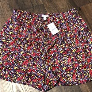 J. Crew Floral Skort
